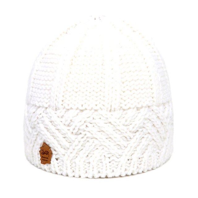 Women Hat Winter Ladies Men Knitted Winter Antique Diamond Lattice Oversized Solid Beanie Hat Cap Skateboard Hats