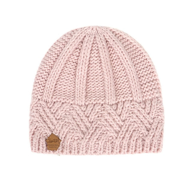 Women Hat Winter Ladies Men Knitted Winter Antique Diamond Lattice Oversized Solid Beanie Hat Cap Skateboard Hats
