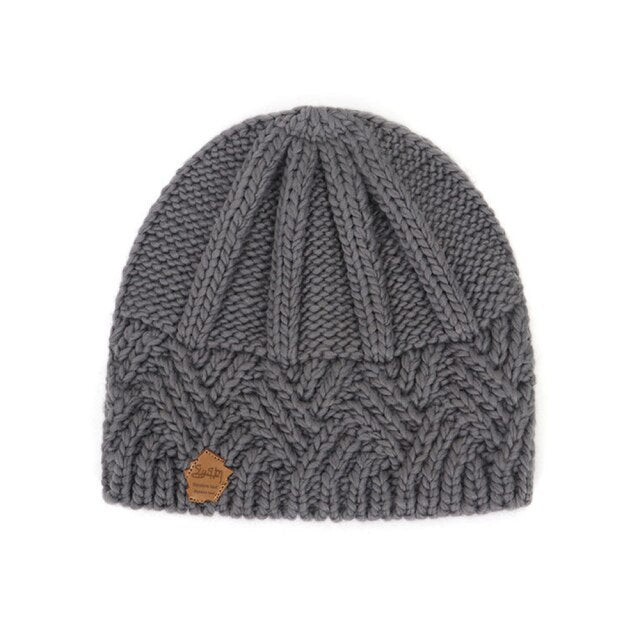 Women Hat Winter Ladies Men Knitted Winter Antique Diamond Lattice Oversized Solid Beanie Hat Cap Skateboard Hats