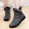 Women boots suede 2021 warm plush zipper winter boots women casual shoes woman ankle boots female no-slip Botas Mujer