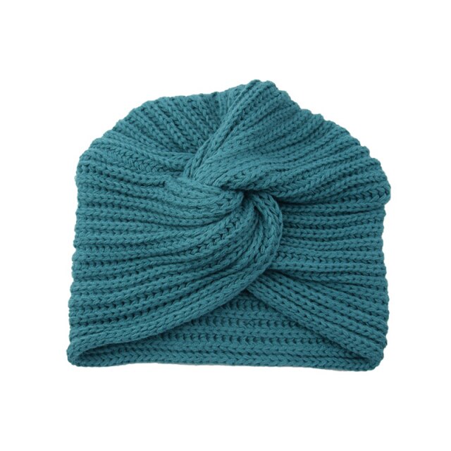 Men's And Women's Autumn Winter Wool Cap Round Folds Head Fashionable Accessories Hat Head Cover Headscarf Wool Knitted Hat Cap