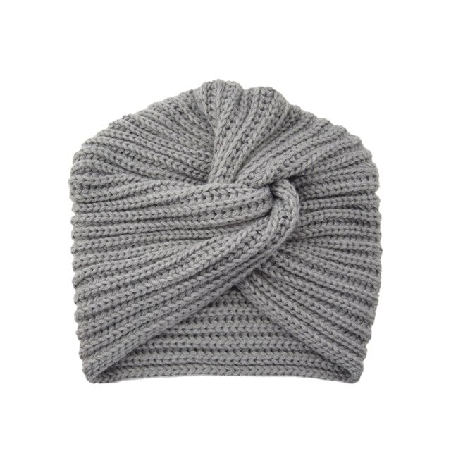 Men's And Women's Autumn Winter Wool Cap Round Folds Head Fashionable Accessories Hat Head Cover Headscarf Wool Knitted Hat Cap