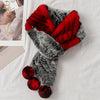 ZDFURS* rex rabbit fur double-sided woven fur scarf women to keep warm in winter real fur collar fur collar