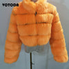 Women Mink Coats Winter Top Fashion Faux Fur Coat Elegant Thick Warm Outerwear Woman Fluffy Furry Fake Fur Jacket Mujer S-4xl