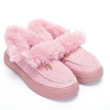 Winter Women Boots 2021 Casual Slip On Ladies Boots Fluffy Plush Platform Snow Boots Outdoor Fur Warm Flat Shoes Botas De Mujer