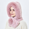 Mink Fur Hat Winter Women Thicken Warm Cap Hooded Girl Outdoor Ski Windproof Gorro Russia Soft Ear Protection Fluffy Beanies