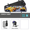 Car DVR Rear View Mirror Recorder 4K Video 12 Inch Dash Cam WIFI GPS Track Sony IMX415 Ultra HD 3840*2160P Camera for Phone App