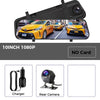 Car DVR Rear View Mirror Recorder 4K Video 12 Inch Dash Cam WIFI GPS Track Sony IMX415 Ultra HD 3840*2160P Camera for Phone App