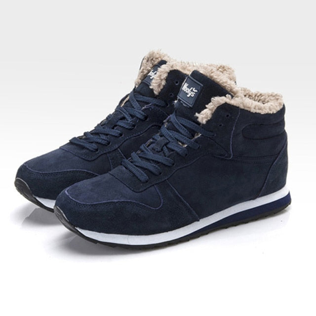 Men Sneakers Warm Fur Winter Shoes Men Plus Size 47 Winter Zapatillas Hombre Original Sports Mens Shoes Casual Men Sneakers