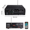 NEW 2000W Bluetooth Stereo Amplifier Surround Sound USB SD AMP FM DVD AUX LCD Display Home Cinema Karaoke Remote Control 336BU