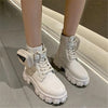Women's boots 2021 new women's suede and cotton warm women's shoes short boots fashion high-heeled non-slip black women's boots