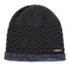 Hat Men's New Autumn And Winter Plus Velvet Thick Warm Knitted Hat Winter European And American Woolen Hat Outdoor Hat