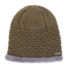 Hat Men's New Autumn And Winter Plus Velvet Thick Warm Knitted Hat Winter European And American Woolen Hat Outdoor Hat