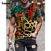 Garmenting Plus Size Mens Top clothing Fashion 3D Print T-shirt 2021 New Summer Casual Pullovers Round Neck Tees Shirt Man 5XL