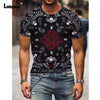 Garmenting Plus Size Mens Top clothing Fashion 3D Print T-shirt 2021 New Summer Casual Pullovers Round Neck Tees Shirt Man 5XL