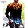 Sexy Mens clothing Basic Top Plus Size 3xl Men Fashion 3D Print T-shirt 2021 Summer Casual Pullovers Male Long Sleeve Tees Shirt