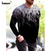 Sexy Mens clothing Basic Top Plus Size 3xl Men Fashion 3D Print T-shirt 2021 Summer Casual Pullovers Male Long Sleeve Tees Shirt
