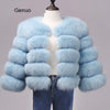 Wholesale Women's Imitation Fox Fur Coat Furry Luxury Faux Fur Coat New Winter Thick Warm Overcoat Fashion Outwear Drop Shipping