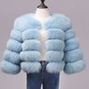 Wholesale Women's Imitation Fox Fur Coat Furry Luxury Faux Fur Coat New Winter Thick Warm Overcoat Fashion Outwear Drop Shipping