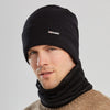 2020 Winter Beanies Hat Scarf Set Men Knit SkullCap Thick plush Unisex velvet cap Women Russia ski Neck Warm wool coldproof hat