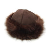 2021 New Winter Hat Artificial Fox Fur Plus Velvet Thick Warm Bucket Hat Cold-proof Men's Panama Hat Fashion Fur Ladies Hat