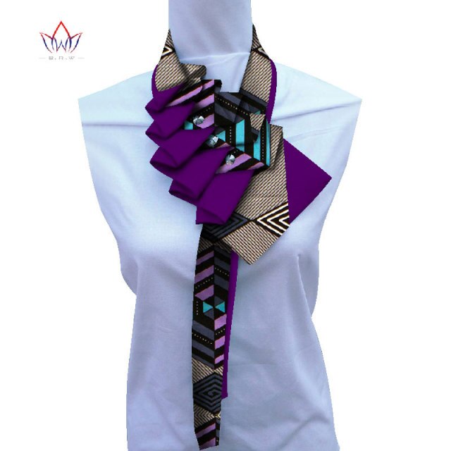 Bintarealwax New Necklace Bazin Riche African Handmade Diamond Splicing for Women Accessories Personality Customized Gift WYB135