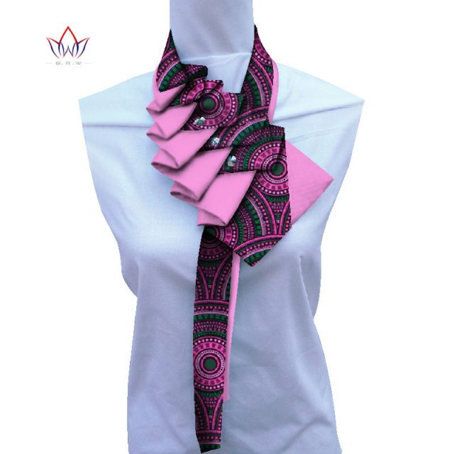 Bintarealwax New Necklace Bazin Riche African Handmade Diamond Splicing for Women Accessories Personality Customized Gift WYB135