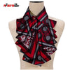 2021 New Fashion African Print Ankara Tie for Women African Triangle Ankara Fabric Cravat Africa Tie SP027