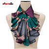 2021 New Fashion African Print Ankara Tie for Women African Triangle Ankara Fabric Cravat Africa Tie SP027
