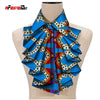 2021 New Fashion African Print Ankara Tie for Women African Triangle Ankara Fabric Cravat Africa Tie SP027
