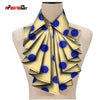2021 New Fashion African Print Ankara Tie for Women African Triangle Ankara Fabric Cravat Africa Tie SP027