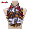 2021 New Fashion African Print Ankara Tie for Women African Triangle Ankara Fabric Cravat Africa Tie SP027