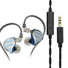 QKZ ZXN Metal Earphones HIFI Bass Earbuds In Ear Monitor Headphones Sport Noise Cancelling Headset With Stereo Sound Mic
