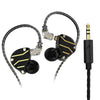 QKZ ZXN Metal Earphones HIFI Bass Earbuds In Ear Monitor Headphones Sport Noise Cancelling Headset With Stereo Sound Mic