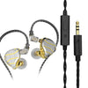 QKZ ZXN Metal Earphones HIFI Bass Earbuds In Ear Monitor Headphones Sport Noise Cancelling Headset With Stereo Sound Mic