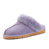 Women Fashion Natural Sheepskin Fur Slippers Winter Warm Slippers Indoor House Slippers Top Quality Soft Wool Lady Home Shoes