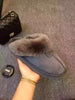 Women Fashion Natural Sheepskin Fur Slippers Winter Warm Slippers Indoor House Slippers Top Quality Soft Wool Lady Home Shoes