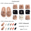 Furry Slides For Women Faux Rabbit Fur Slippers Fluffy Flip Flops Plush House Slippers Non-Slip Flat Sandals Female Home Shoes