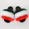 Summer Women Faux fur slippers For Women Fluffy slippers House Female ladies Shoes Woman slippers With fur Furry Slides