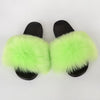 Summer Women Faux fur slippers For Women Fluffy slippers House Female ladies Shoes Woman slippers With fur Furry Slides