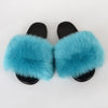 Summer Women Faux fur slippers For Women Fluffy slippers House Female ladies Shoes Woman slippers With fur Furry Slides