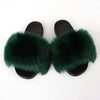 Summer Women Faux fur slippers For Women Fluffy slippers House Female ladies Shoes Woman slippers With fur Furry Slides