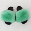 Summer Women Faux fur slippers For Women Fluffy slippers House Female ladies Shoes Woman slippers With fur Furry Slides