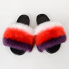 Summer Women Faux fur slippers For Women Fluffy slippers House Female ladies Shoes Woman slippers With fur Furry Slides