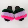 Summer Women Faux fur slippers For Women Fluffy slippers House Female ladies Shoes Woman slippers With fur Furry Slides