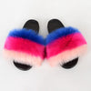 Summer Women Faux fur slippers For Women Fluffy slippers House Female ladies Shoes Woman slippers With fur Furry Slides