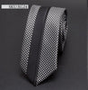 Men Tie 5cm skinny ties luxury Mens Fashion Striped Neckties Corbatas Gravata Jacquard Business man's Wedding dress Slim Tie