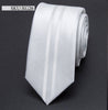 Men Tie 5cm skinny ties luxury Mens Fashion Striped Neckties Corbatas Gravata Jacquard Business man's Wedding dress Slim Tie