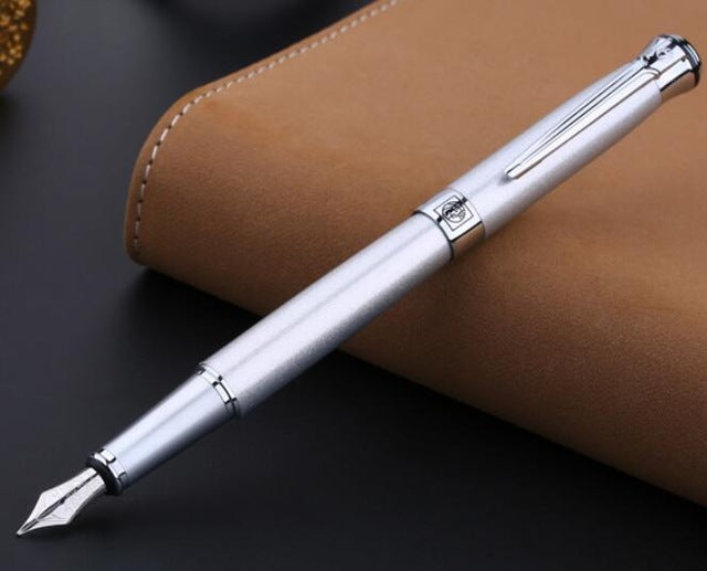 PICASSO Pimio best fountain pen 903 DARK BLUE expensive metal ink pen F NIB calligraphy pens Luxury Gift Box Ink Pens