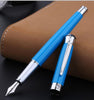 PICASSO Pimio best fountain pen 903 DARK BLUE expensive metal ink pen F NIB calligraphy pens Luxury Gift Box Ink Pens